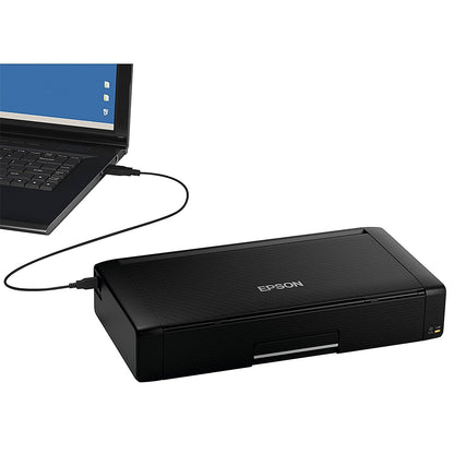 Epson WorkForce WF-110W A4 Wireless Portable Colour Inkjet Printer, Black