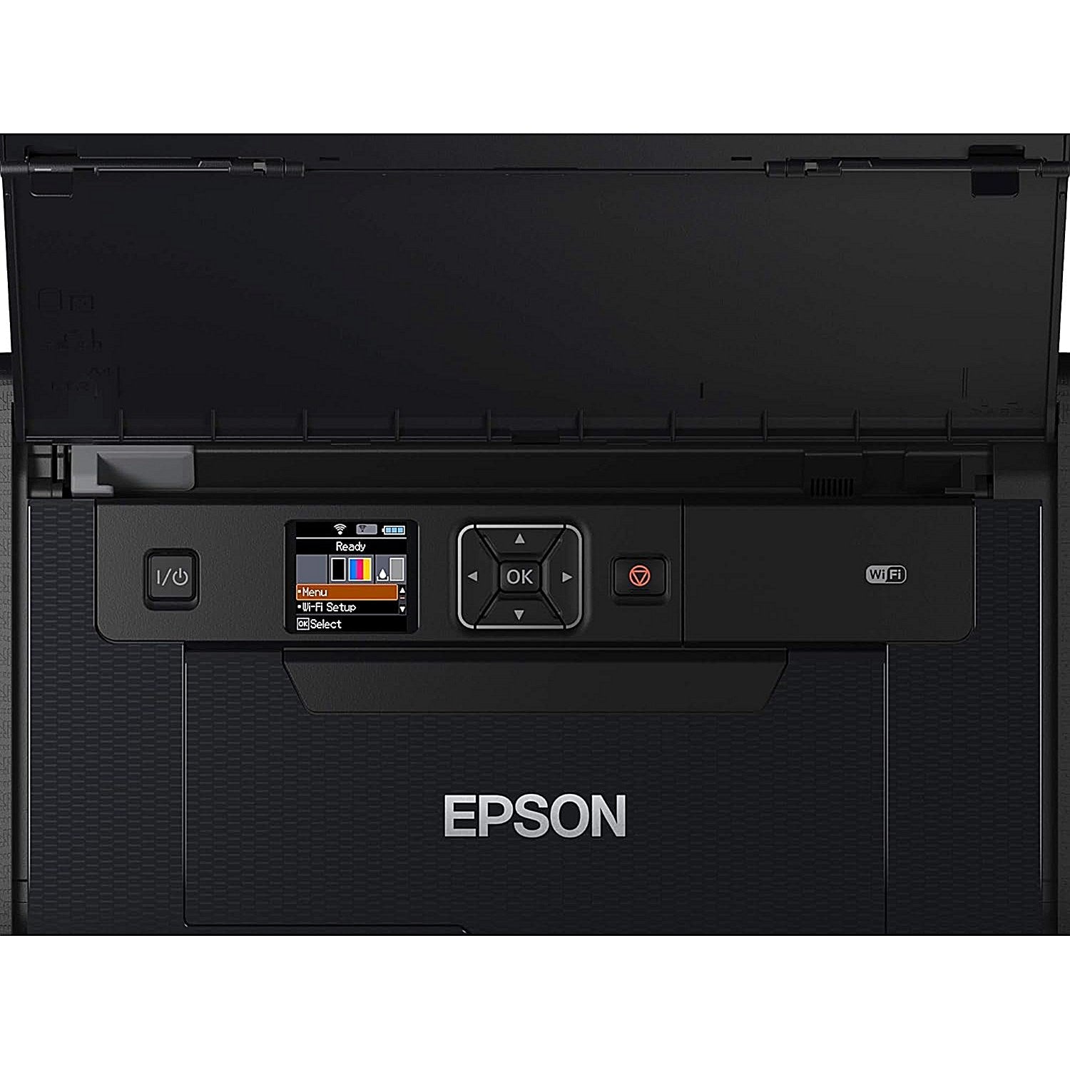 Epson WorkForce WF-110W A4 Wireless Portable Colour Inkjet Printer, Black Easy2Order : EP67082