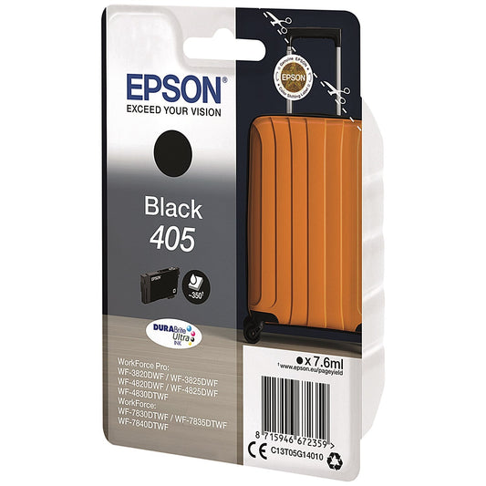 Epson 405 Suitcase DURABrite Ultra Ink Cartridge Black C13T05G14010