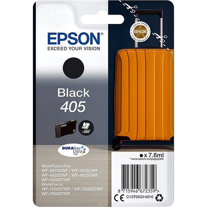 Epson 405 Suitcase DURABrite Ultra Ink Cartridge Black C13T05G14010 Easy2Order : EP67235