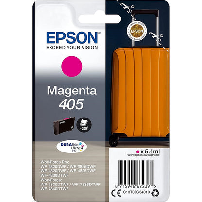 Epson 405 Suitcase DURABrite Ultra Ink Cartridge Magenta C13T05G34010 Easy2Order : EP67239