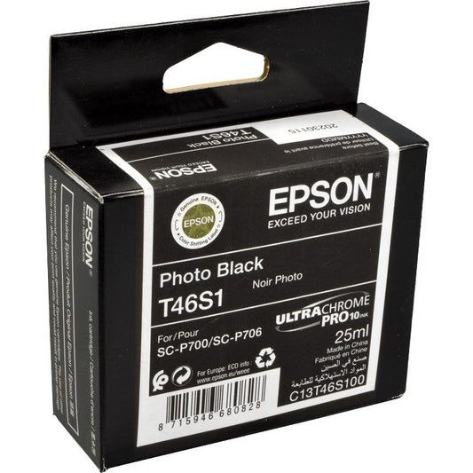 Epson T46S1 UltraChrome Pro Ink Cartridge Photo Black C13T46S100