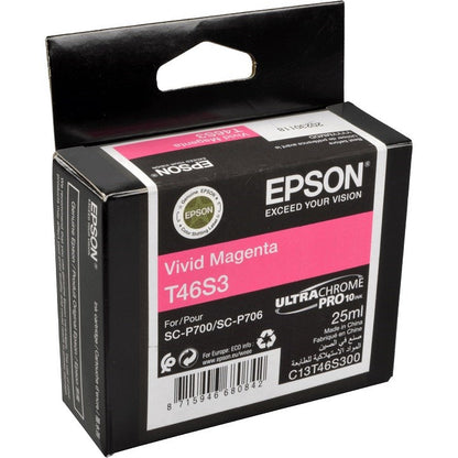 Epson T46S3 UltraChrome Pro Ink Cartridge Vivid Magenta C13T46S300