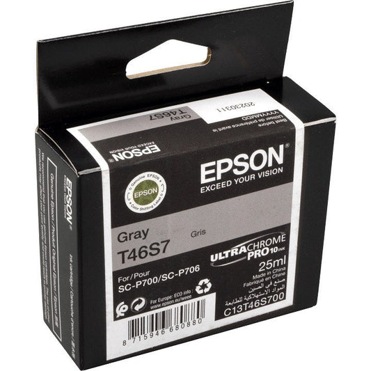 Epson T46S7 UltraChrome Pro Ink Cartridge Grey C13T46S700