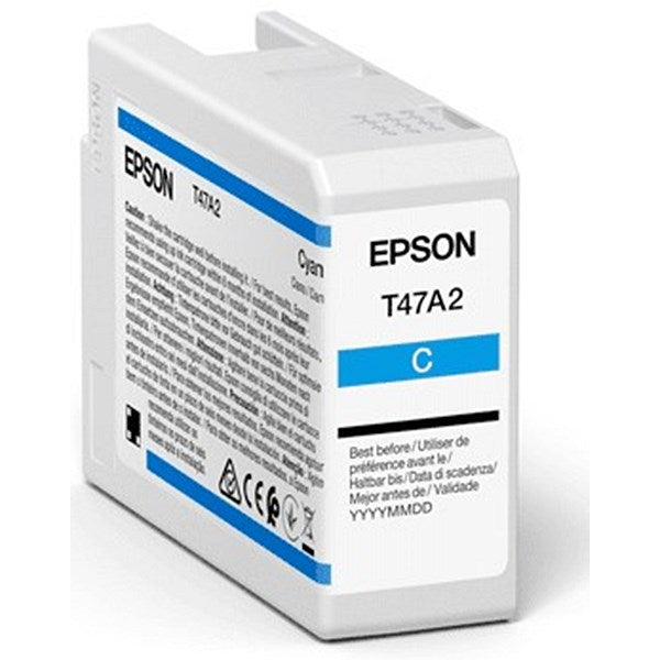 Epson T47A2 Cyan UltraChrome Pro 10 Ink 50ml C13T47A200
