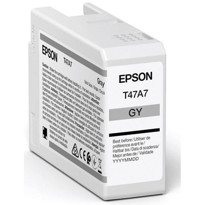 Epson T47A7 Grey UltraChrome Pro 10 Ink 50ml C13T47A700