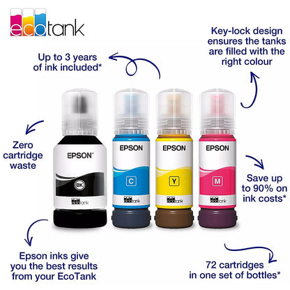 Epson 102 EcoTank Ink Bottle CMYK Multipack C13T03R640