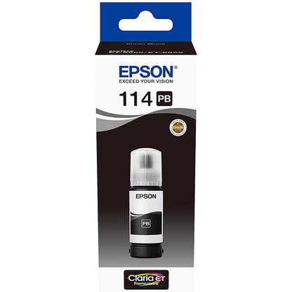 Epson 114 EcoTank Ink Bottle Photo Black C13T07B140