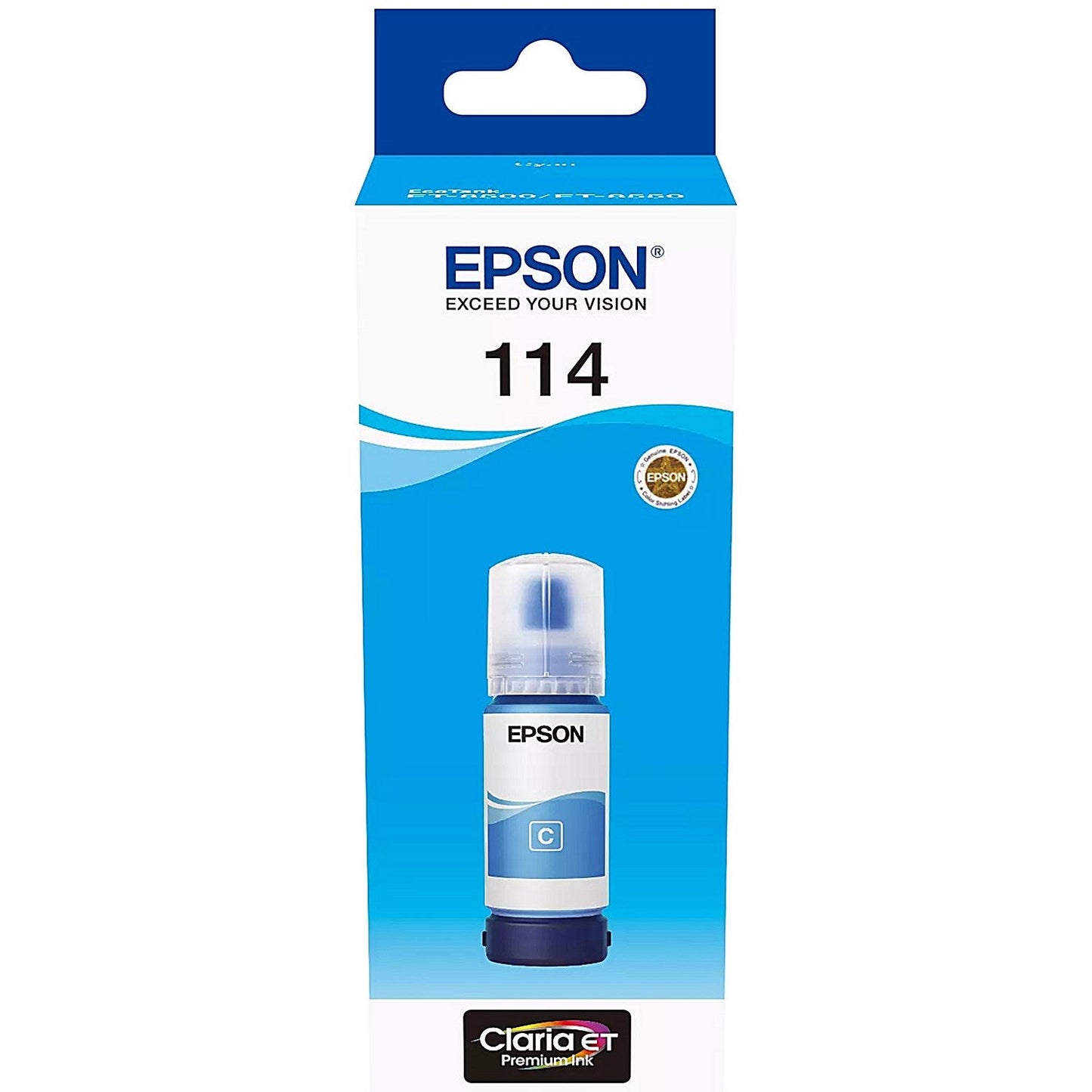 Epson 114 EcoTank Ink Bottle Cyan C13T07B240