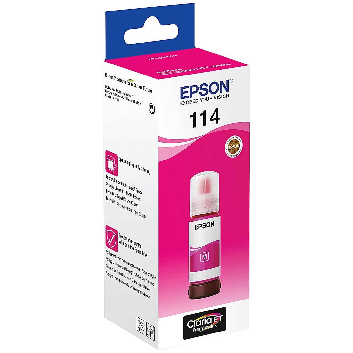 Epson 114 EcoTank Ink Bottle Magenta C13T07B340 Easy2Order : EP68731