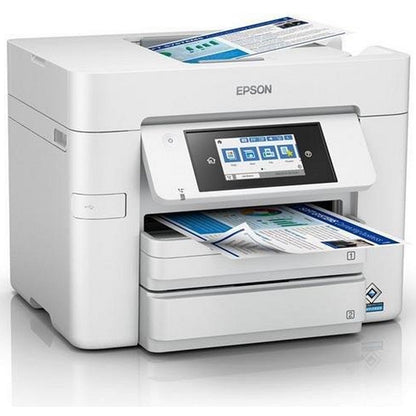 Epson WorkForce Pro WF-C4810DTWF A4 4-in-1 Wireless Colour Inkjet Printer, White