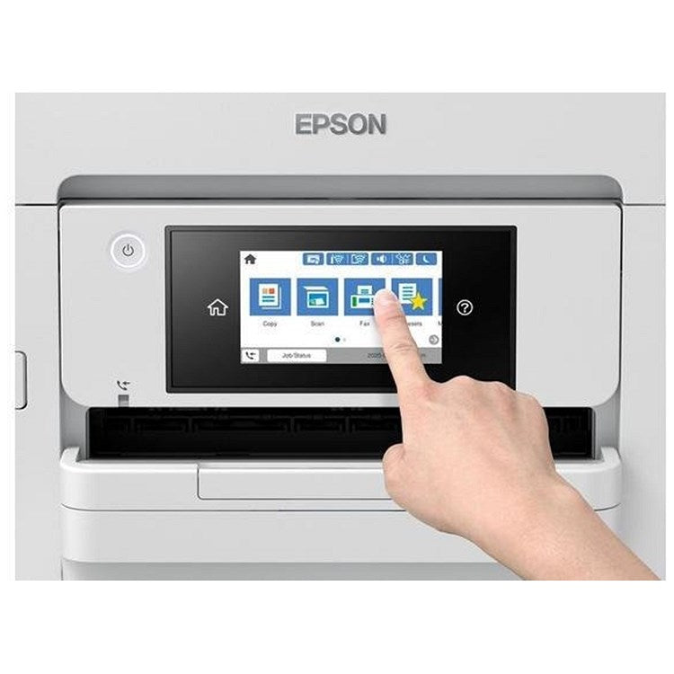 Epson WorkForce Pro WF-C4810DTWF A4 4-in-1 Wireless Colour Inkjet Printer, White