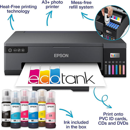 Epson EcoTank ET-18100 A3+ Wireless Colour Inkjet Printer, Black