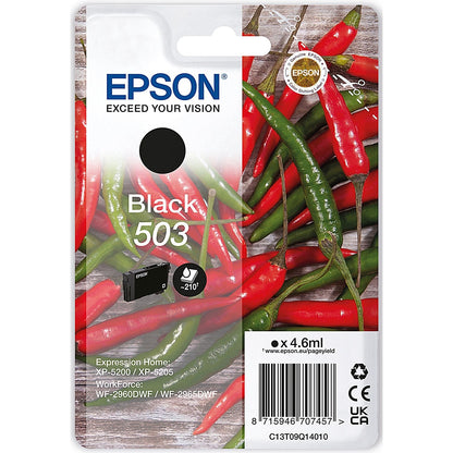 Epson 503 Chillies Ink Cartridge Black C13T09Q14010 Easy2Order : EP70745