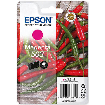 Epson 503 Chillies Ink Cartridge Magenta C13T09Q34010 Easy2Order : EP70751