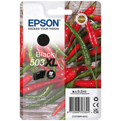 Epson 503XL Chillies Ink Cartridge High Yield Black C13T09R14010 Easy2Order : EP70762
