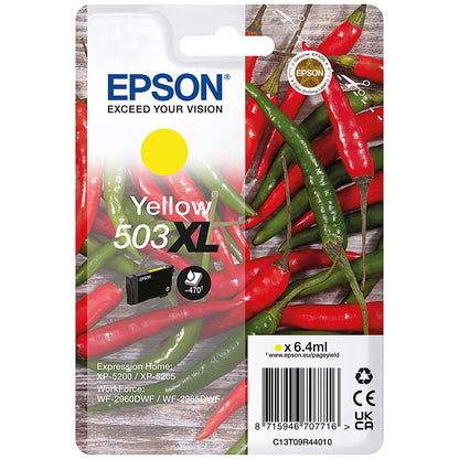 Epson 503XL Chillies Ink Cartridge High Yield Yellow C13T09R44010