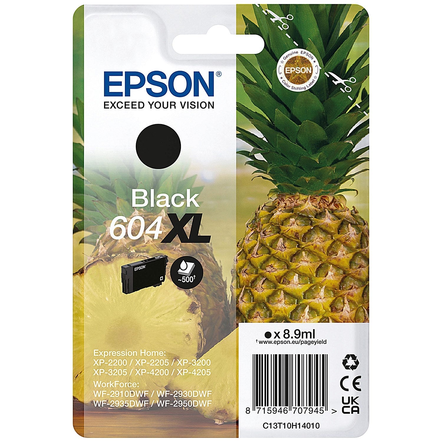 Epson 604XL Pineapple Ink Cartridge High Yield Black C13T10H14010 Easy2Order : EP70794