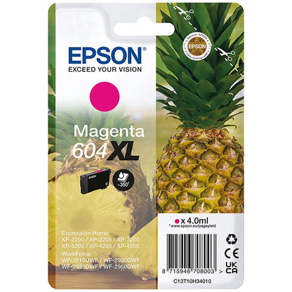 Epson 604XL Pineapple Ink Cartridge High Yield Magenta C13T10H34010 Easy2Order : EP70800