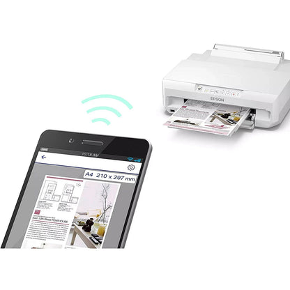 Epson Expression Photo XP-65 A4 Wireless Colour Inkjet Printer, White