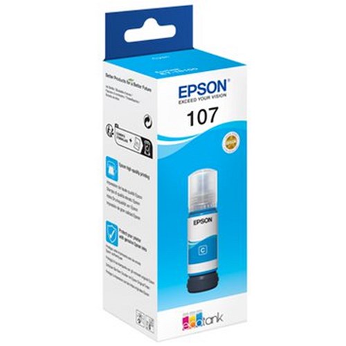 Epson 107 EcoTank Ink Bottle Cyan C13T09B240 Easy2Order : EP71234