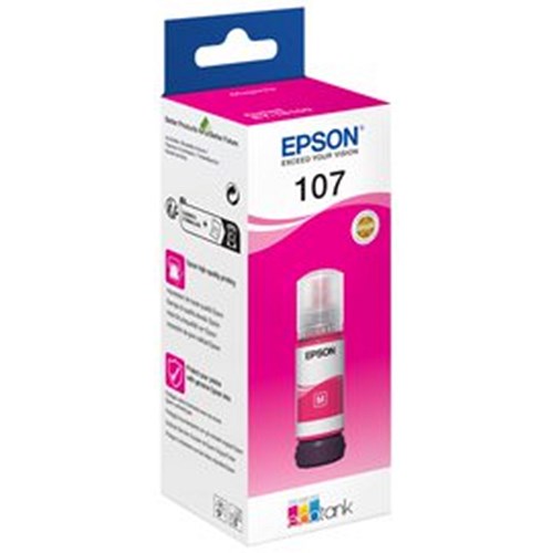 Epson 107 EcoTank Ink Bottle Magenta C13T09B340 Easy2Order : EP71241