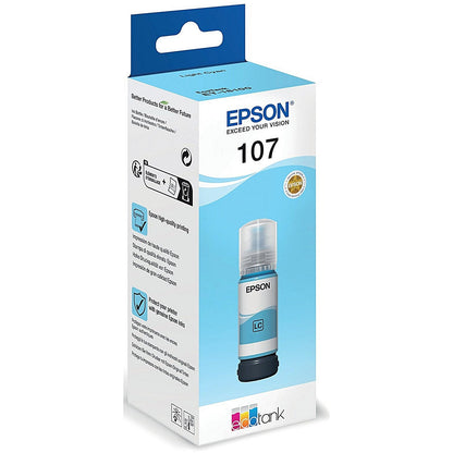 Epson 107 EcoTank Ink Bottle Light Cyan C13T09B540