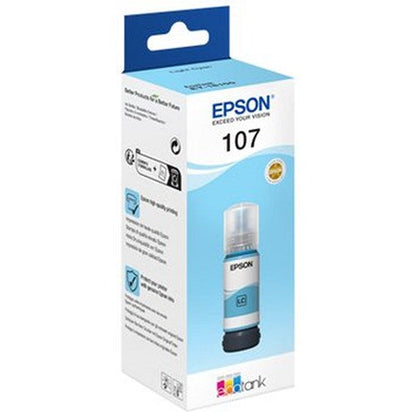 Epson 107 EcoTank Ink Bottle Light Cyan C13T09B540 Easy2Order : EP71243