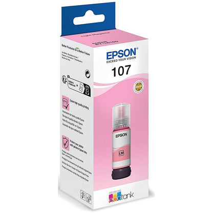 Epson 107 EcoTank Ink Bottle Light Magenta C13T09B640