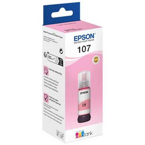 Epson 107 EcoTank Ink Bottle Light Magenta C13T09B640 Easy2Order : EP71244