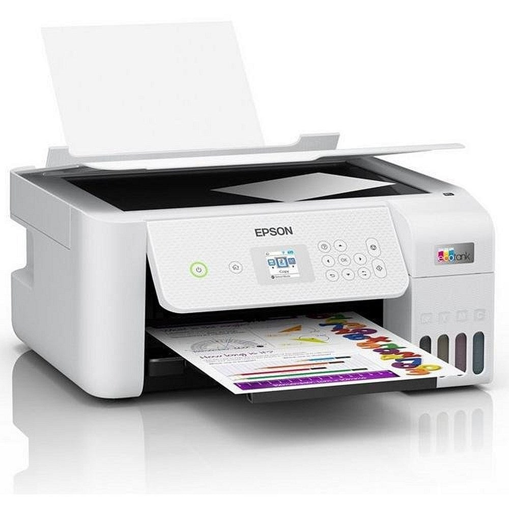 Epson EcoTank ET-2862 A4 3-in-1 Wireless Colour Inkjet Printer, Black