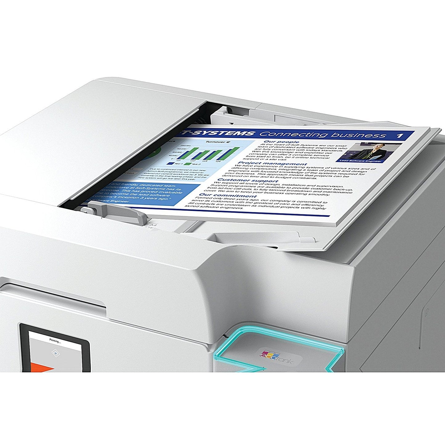 Epson EcoTank ET-4956 Wireless Colour 4-in-1 Inkjet Printer C11CL40403CA