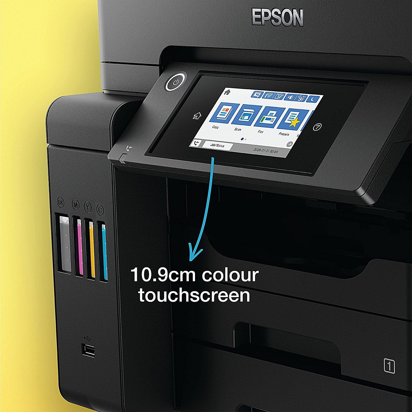 Epson EcoTank ET-5855 Wireless Colour 4-in-1 Inkjet Printer C11CJ29406BA