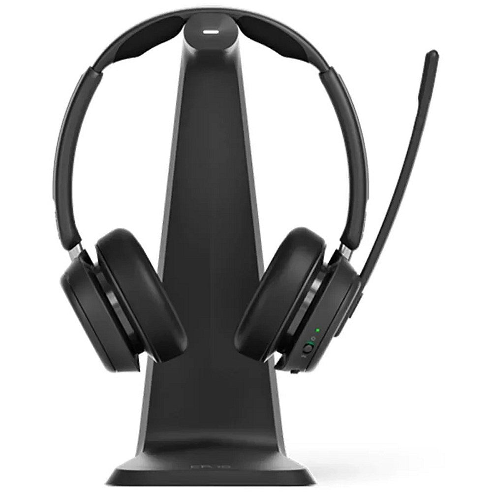 Epos Impact 1061T Wireless Binaural On Ear Headset Bluetooth with Charging Stand 1001173