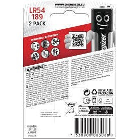 Energizer LR54/189 Alkaline Batteries, Pack of 2 Easy2Order : ER01280