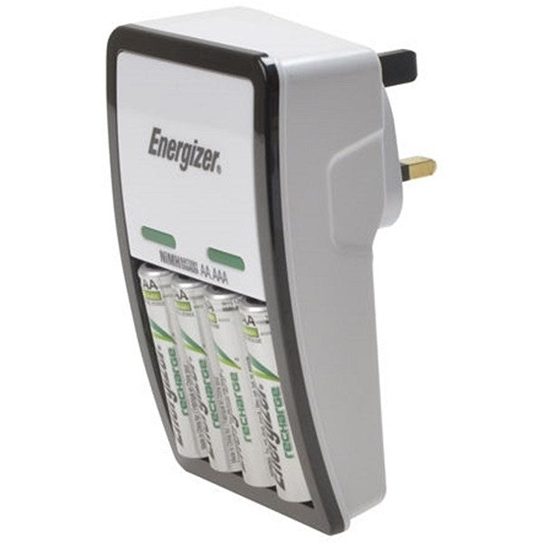 Energizer Rechargable Batteries Charger, Comes with 4 x AA Rechargeable Batteries Easy2Order : ER32325