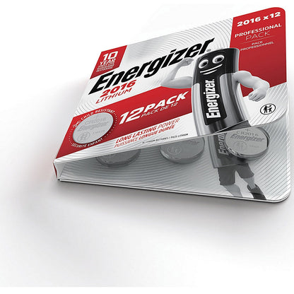 Energizer Lithium CR2016 Coin Cell Battery (Pack of 12) Easy2Order : ER45383