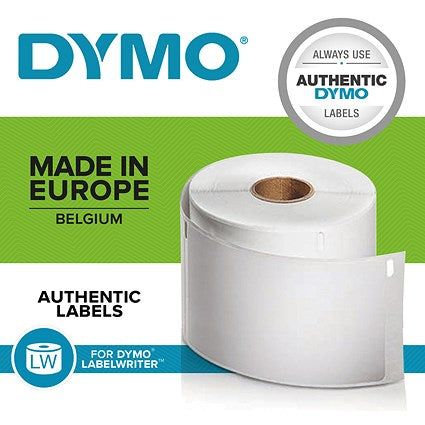 Dymo 11352 LabelWriter Thermal Return Address Labels, Black on White, 25x54mm, 500 Labels Per Roll