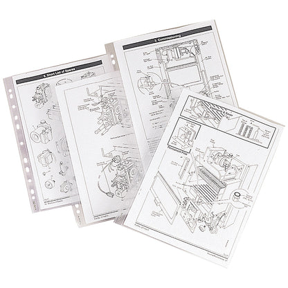 Esselte A4 Plastic Pockets, 105 Micron, Top Opening, Pack of 25