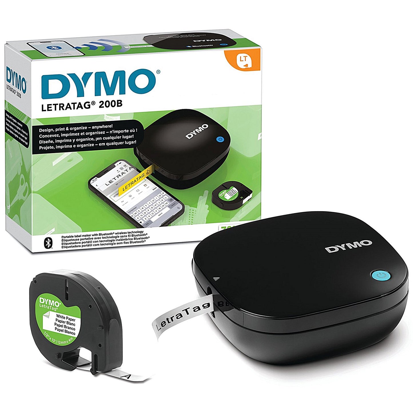Dymo LetraTag 200B Bluetooth Label Printer, Desktop