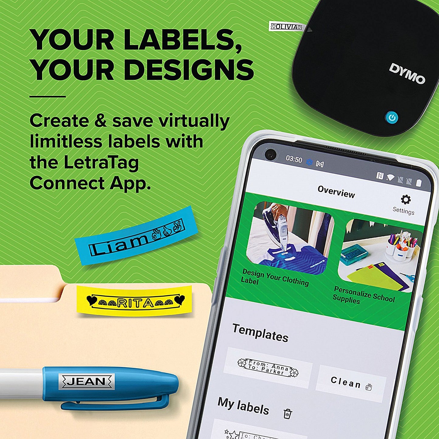 Dymo LetraTag 200B Bluetooth Label Printer, Desktop