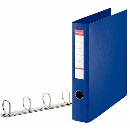 Esselte Maxi Ring Binder, A4, 4 D-Ring, 40mm Capacity, Blue
