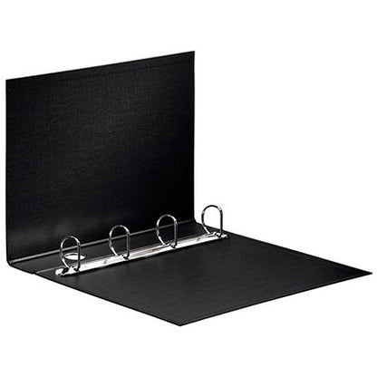 Esselte Maxi Ring Binder, A4, 4 D-Ring, 40mm Capacity, Black