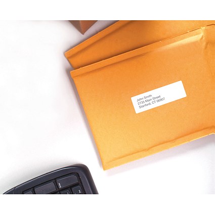 Dymo 99010 LabelWriter Standard Thermal Address Labels, Black on White, 28mmx89mm, 260 Labels Per Roll