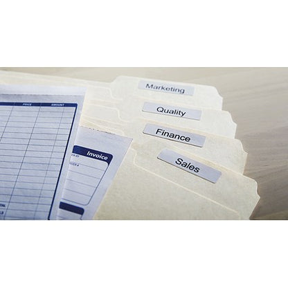 Dymo 99017 LabelWriter Suspension File Thermal Labels, Black on White, 50x12mm, 220 Labels Per Roll