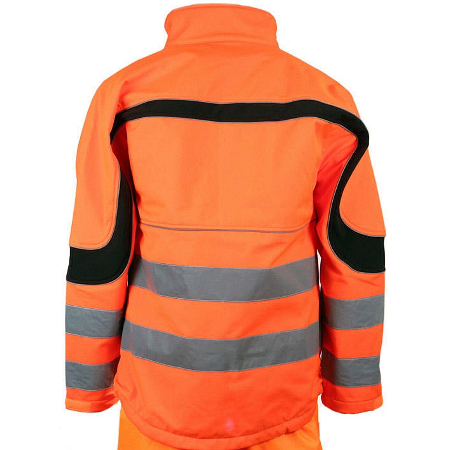 Beeswift Eton Hi-Viz Soft Shell Jacket, Orange & Black, Large Easy2Order : ET41ORL