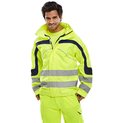 Beeswift Eton Breathable En471 Jacket, Saturn Yellow, XL