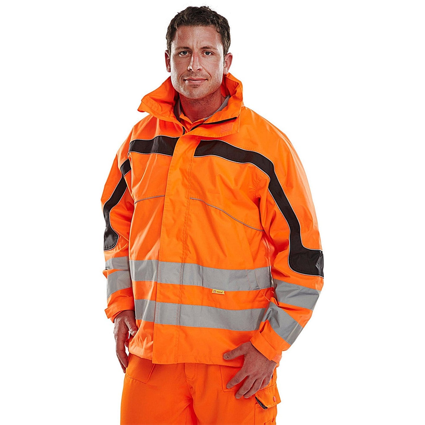 Beeswift Eton Breathable En471 Jacket, Orange, Small