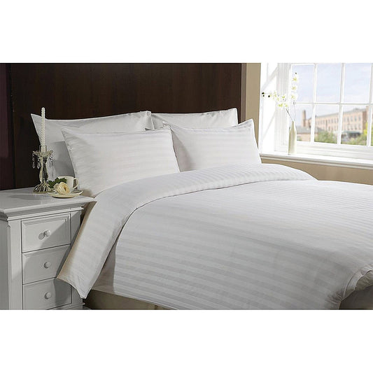 VL Satin Stripe Duvet Sets Single (Pack of 16) Easy2Order : ETX06766