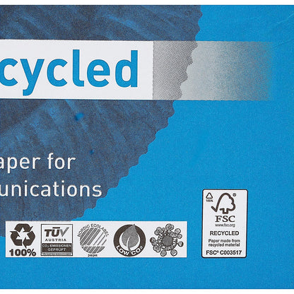 Evolution A4 Business Recycled Paper, White, 100gsm, Ream (500 Sheets)